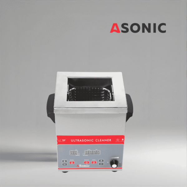 AONIC-IND-30-40kHz-3 ASONIC IND-30 pulitore industriale a ultrasuoni progettato per l'uso professionale in laboratori e officine.