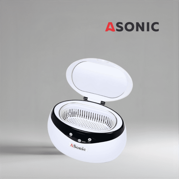 ASONIC HOME-650-5 ASONIC HOME-650 bagno a ultrasuoni, unità in acciaio inox per una pulizia domestica affidabile di accessori e utensili.