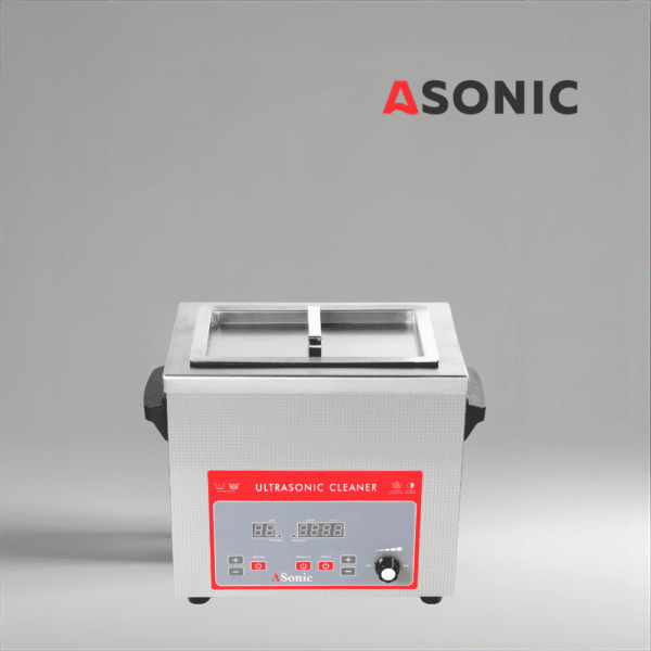 ASONIC-IND-40-40kHz-2 ASONIC IND-40 vasca a ultrasuoni professionale, portatile e affidabile per le attività quotidiane di pulizia di precisione.