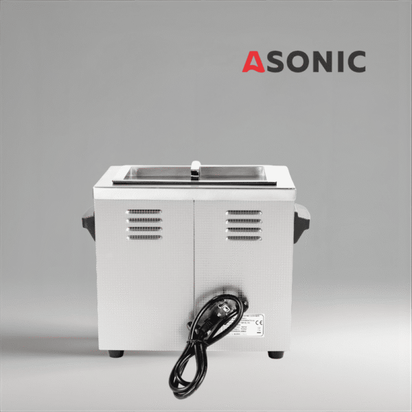 ASONIC-IND-40-40kHz-7 ASONIC IND-40 pulitore a ultrasuoni, unità professionale compatta per la pulizia precisa di utensili, strumenti e piccole parti.