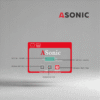 ASONIC PRO-08-40kHz-7 ASONIC PRO-08 pulitore a ultrasuoni, piccola unità a 40kHz per gioielli, monete e accessori domestici.