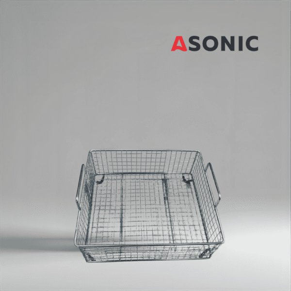 ASONIC PRO-150 cestino forte1 Cestello per pulitore a ultrasuoni ASONIC IND-150 - Acciaio inox industriale