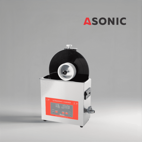 ASONIC-VINYL-CL-05-2 ASONIC Vinyl Cleaner-05 fluido per la pulizia dei dischi, ripristina la qualità del suono e rimuove la sporcizia da 5 LP nelle macchine a ultrasuoni.