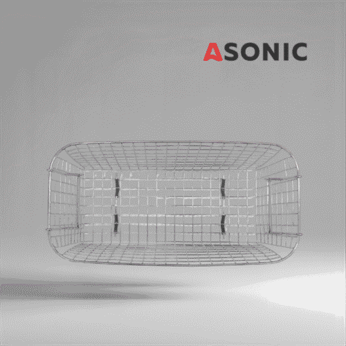 Cestello in acciaio inox ASONIC PRO-30 BASKET-3 per il pulitore a ultrasuoni PRO-30