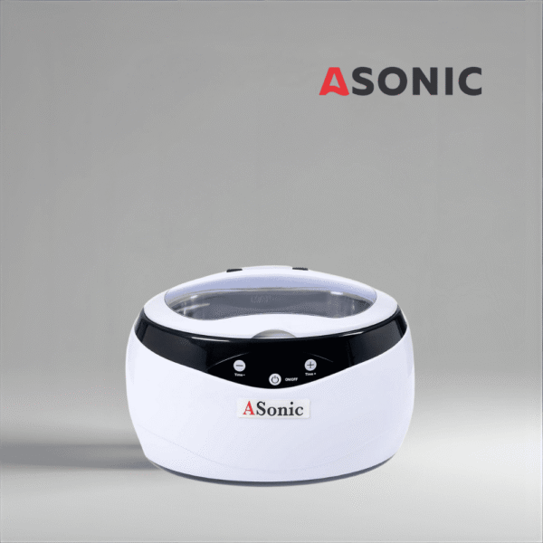 ASONIC HOME-650-2 ASONIC HOME-650 pulitore a ultrasuoni, sistema portatile per le famiglie che necessitano di una pulizia affidabile degli accessori.