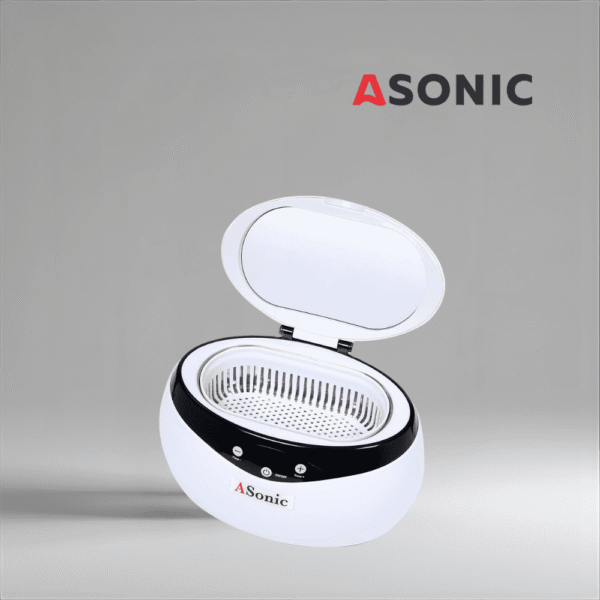 ASONIC HOME-650-4 Pulitore a ultrasuoni progettato per l'uso domestico quotidiano, soluzione compatta per piccoli accessori.