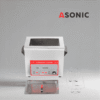 ASONIC-IND-40-40kHz-4 ASONIC IND-40 bagno a ultrasuoni compatto, ideale per la pulizia industriale su piccola scala e per l'uso in laboratorio.