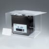 Scatola silenziosa aperta che mostra un pulitore a ultrasuoni ASONIC da 10L progettato per una pulizia professionale silenziosa.