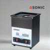 ASONIC MED 2L Pulitore a ultrasuoni con coperchio - Serie medica Asonic MED 2L nero con coperchio chiuso per la pulizia di strumenti medici e di laboratorio