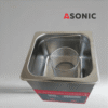 ASONIC MANIGLIA PER CESTINO TONDO-1 ASONIC cestino rotondo in acciaio inox con manico per la pulizia a ultrasuoni