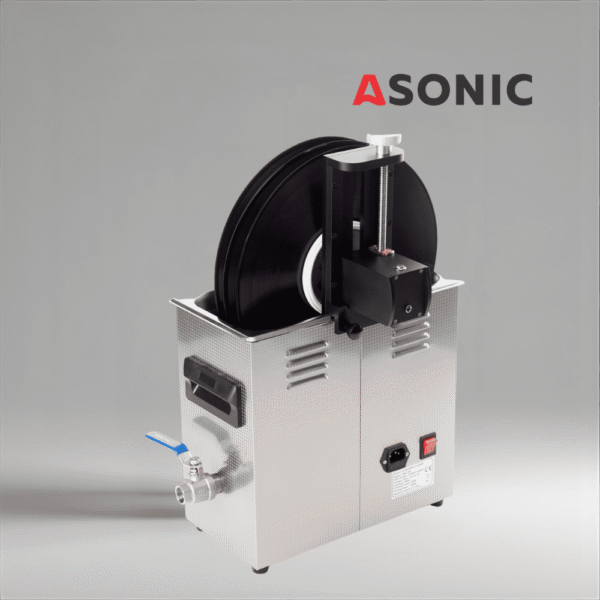 ASONIC-VINYL-CL-05-6 Fluido ASONIC Vinyl Cleaner-05, concentrato di pulizia a ultrasuoni ecologico per i dischi in vinile e i collezionisti.