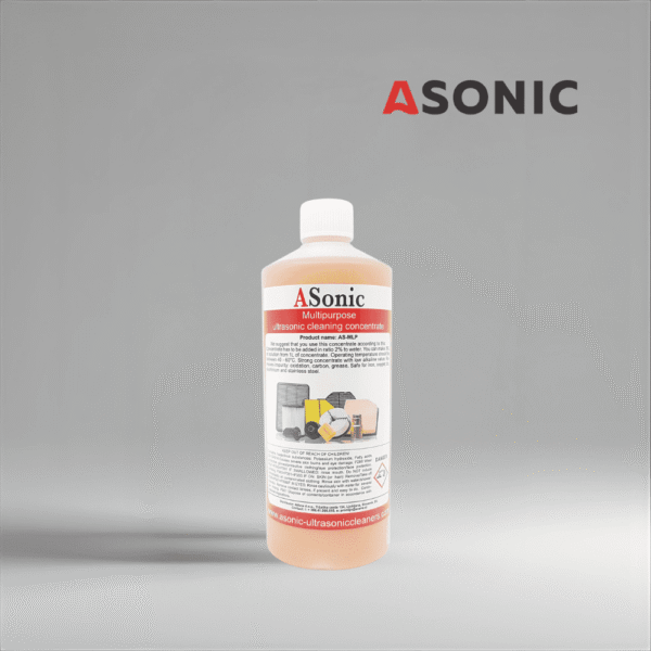 ASonic AS-MLP-1 ASONIC AS-MLP-1 detergente multiuso a ultrasuoni, concentrato da 1L per applicazioni di pulizia quotidiana sicure ed efficaci